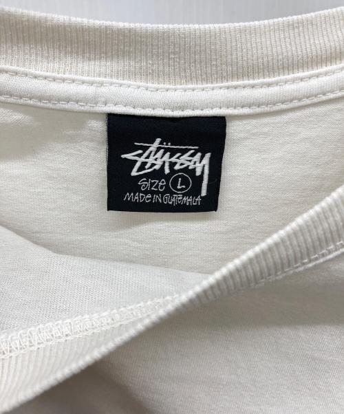 stussy（ステューシー）stussy (ステューシー) ドールプリントTシャツ ホワイト サイズ:Ｌの古着・服飾アイテム