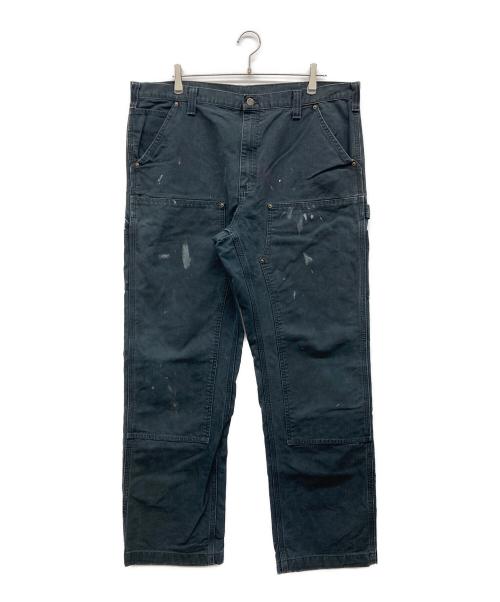 CarHartt（カーハート）CarHartt (カーハート) ダック地ダブルニーペインターパンツ ブラック サイズ:40の古着・服飾アイテム