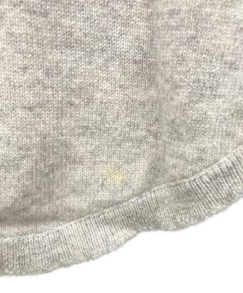 Zadig&Voltaire（ザディグエヴォルテール）ZADIG&VOLTAIRE (ザディグエヴォルテール) ノースリーブスカルニット グレー サイズ:XSの古着・服飾アイテム