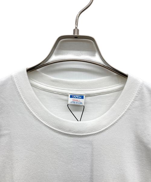 SAPEur（サプール）SAPEur (サプール) こぶこぶラジオ KOUSEIIN S/S TEE ホワイト サイズ:SMALLの古着・服飾アイテム