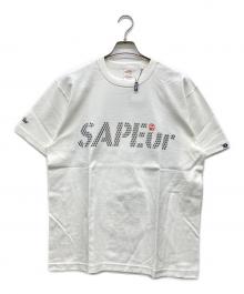 SAPEur（サプール）の古着「SAPEur MASATOSHI HAMADA 印鑑LOGO S/S TEE」｜ホワイト