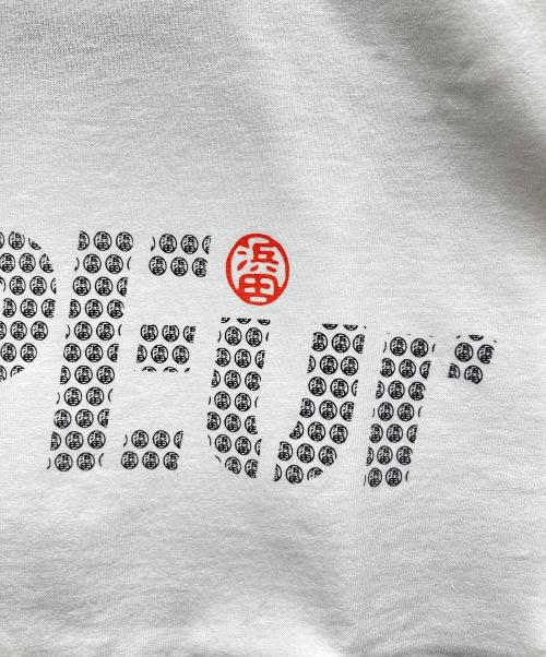 SAPEur（サプール）SAPEur (サプール) SAPEur MASATOSHI HAMADA 印鑑LOGO S/S TEE ホワイト サイズ:M 38-40の古着・服飾アイテム