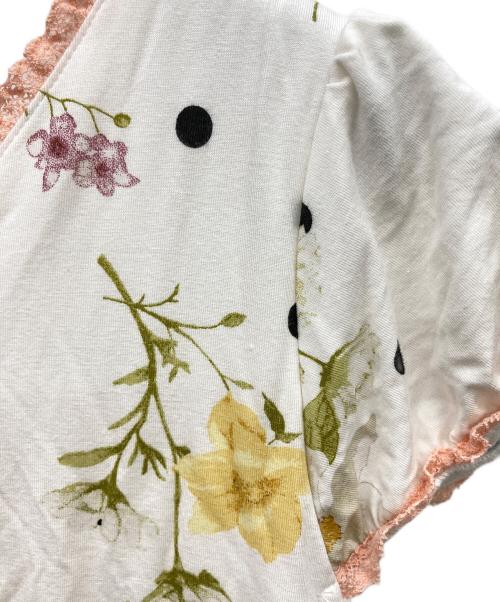 SNIDEL HOMEE（スナイデルホーム）SNIDEL HOMEE (スナイデルホーム) カップインショートスリーブワンピース Moilis ホワイト サイズ:Fの古着・服飾アイテム