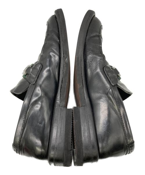 GUCCI（グッチ）GUCCI (グッチ) シェリーラインビットローファー ブラック サイズ:41の古着・服飾アイテム