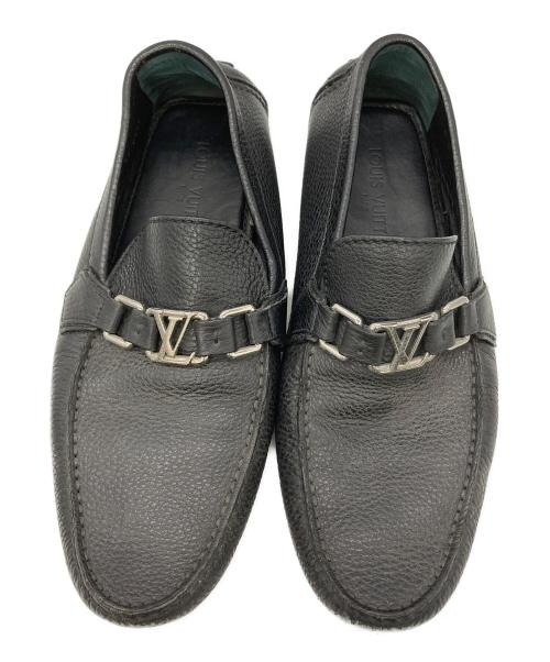 LOUIS VUITTON（ルイ ヴィトン）LOUIS VUITTON (ルイ ヴィトン) ドライビングシューズ ブラック サイズ:7の古着・服飾アイテム
