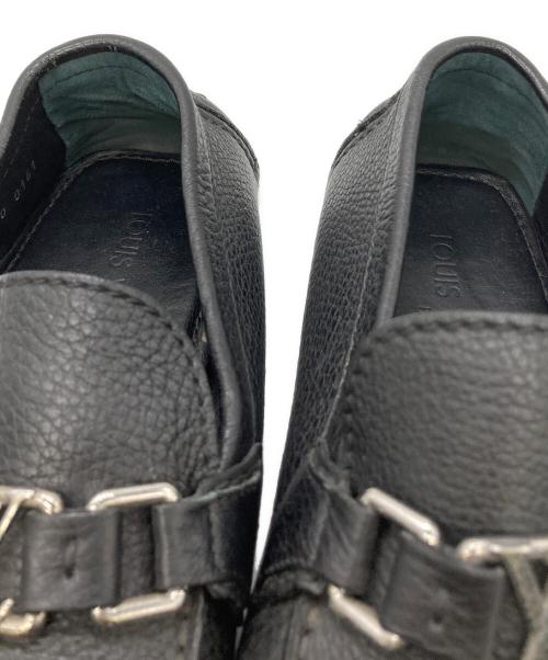 LOUIS VUITTON（ルイ ヴィトン）LOUIS VUITTON (ルイ ヴィトン) ドライビングシューズ ブラック サイズ:7の古着・服飾アイテム