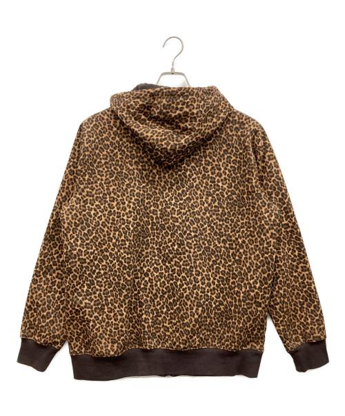 MICHAEL KORS（マイケルコース）MICHAEL KORS (マイケルコース) ヒョウ柄スウェットパーカー ブラウン サイズ:Mの古着・服飾アイテム