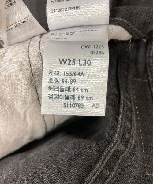 LEVI'S（リーバイス）LEVI'S (リーバイス) デニムパンツ ブラック サイズ:W25の古着・服飾アイテム