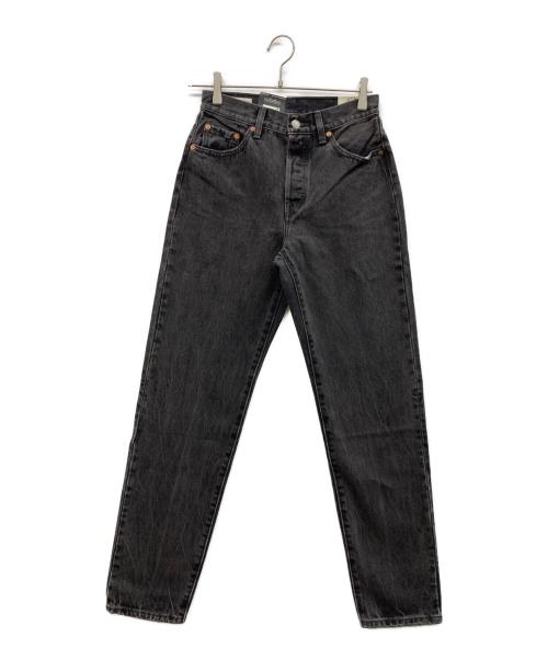 LEVI'S（リーバイス）LEVI'S (リーバイス) テーパードデニムパンツ ブラック サイズ:W25 L30の古着・服飾アイテム