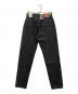 LEVI'S (リーバイス) テーパードデニムパンツ ブラック サイズ:W25 L30：5000円