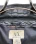 中古・古着 ARMANI EXCHANGE (アルマーニ エクスチェンジ) ジップアップレザージャケット ブラック サイズ:M：18000円
