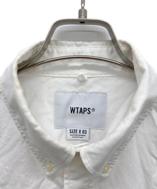 WTAPS（ダブルタップス）WTAPS (ダブルタップス) THOMAS MASON (トーマスメイソン) ボタンダウンシャツ ホワイト サイズ:X03の古着・服飾アイテム