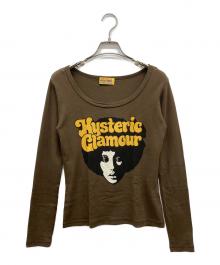 Hysteric Glamour（ヒステリックグラマー）の古着「長袖カットソー」｜ブラウン