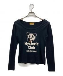 Hysteric Glamour（ヒステリックグラマー）の古着「HYSTERIC CLUB チビTシャツ」｜ブラック