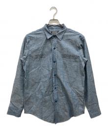 Hysteric Glamour（ヒステリックグラマー）の古着「プリズナーシャツ」｜スカイブルー