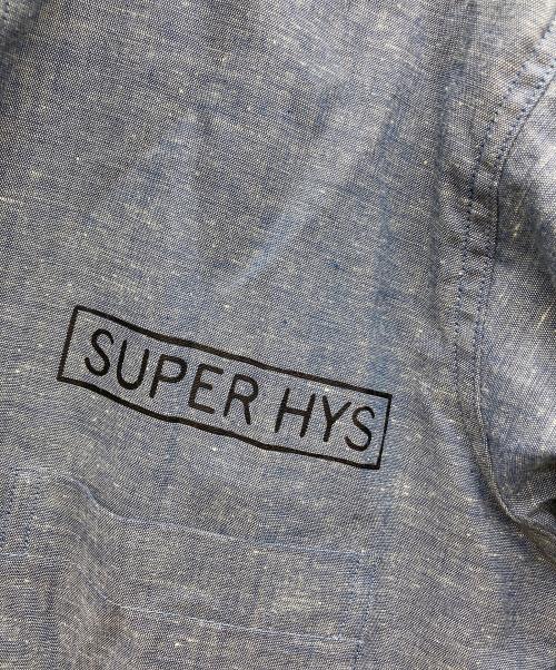 Hysteric Glamour（ヒステリックグラマー）Hysteric Glamour (ヒステリックグラマー) プリズナーシャツ スカイブルー サイズ:Ｓの古着・服飾アイテム