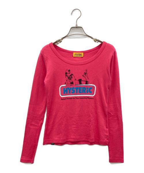 Hysteric Glamour（ヒステリックグラマー）Hysteric Glamour (ヒステリックグラマー) SWEET SOUNDS チビTシャツ ピンク サイズ:FREEの古着・服飾アイテム