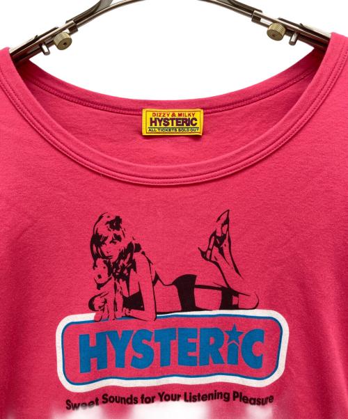 Hysteric Glamour（ヒステリックグラマー）Hysteric Glamour (ヒステリックグラマー) SWEET SOUNDS チビTシャツ ピンク サイズ:FREEの古着・服飾アイテム