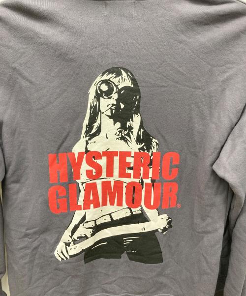 Hysteric Glamour（ヒステリックグラマー）Hysteric Glamour (ヒステリックグラマー) オーバーサイズパーカー グレー サイズ:Freeの古着・服飾アイテム