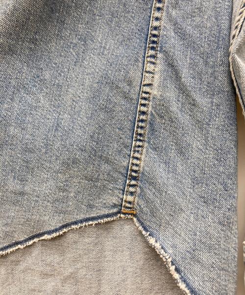 Hysteric Glamour（ヒステリックグラマー）Hysteric Glamour (ヒステリックグラマー) SUPER FUZZ刺繍 ウエスタンデニムシャツ インディゴ サイズ:Sの古着・服飾アイテム