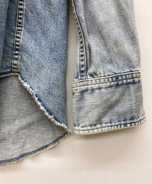 Hysteric Glamour（ヒステリックグラマー）Hysteric Glamour (ヒステリックグラマー) SUPER FUZZ刺繍 ウエスタンデニムシャツ インディゴ サイズ:Sの古着・服飾アイテム