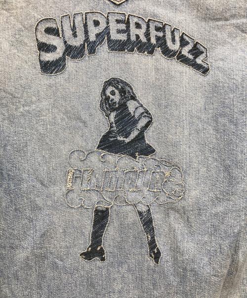 Hysteric Glamour（ヒステリックグラマー）Hysteric Glamour (ヒステリックグラマー) SUPER FUZZ刺繍 ウエスタンデニムシャツ インディゴ サイズ:Sの古着・服飾アイテム