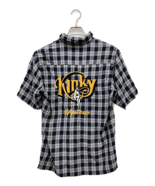 Hysteric Glamour（ヒステリックグラマー）Hysteric Glamour (ヒステリックグラマー) オープンカラーシャツ ブラック サイズ:Sの古着・服飾アイテム