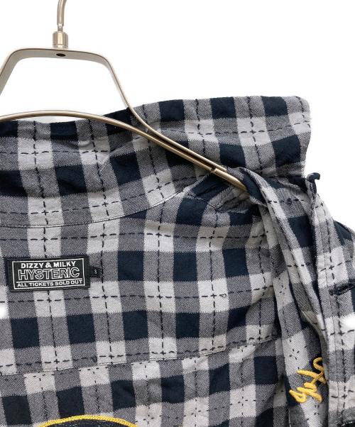 Hysteric Glamour（ヒステリックグラマー）Hysteric Glamour (ヒステリックグラマー) オープンカラーシャツ ブラック サイズ:Sの古着・服飾アイテム