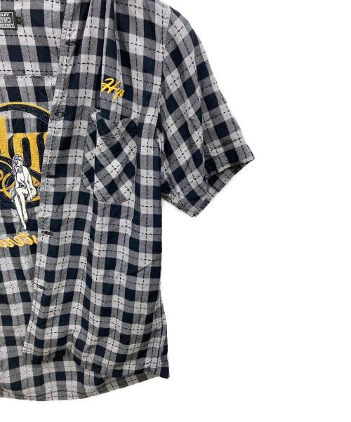 Hysteric Glamour（ヒステリックグラマー）Hysteric Glamour (ヒステリックグラマー) オープンカラーシャツ ブラック サイズ:Sの古着・服飾アイテム