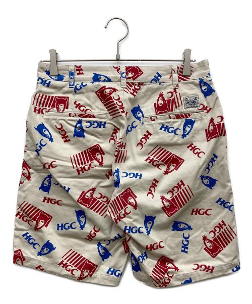 Hysteric Glamour（ヒステリックグラマー）Hysteric Glamour (ヒステリックグラマー) 総柄ワークショーツ アイボリー サイズ:Ｓの古着・服飾アイテム