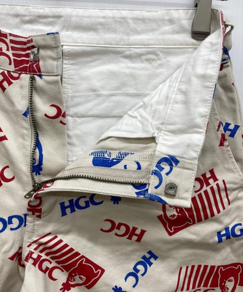Hysteric Glamour（ヒステリックグラマー）Hysteric Glamour (ヒステリックグラマー) 総柄ワークショーツ アイボリー サイズ:Ｓの古着・服飾アイテム