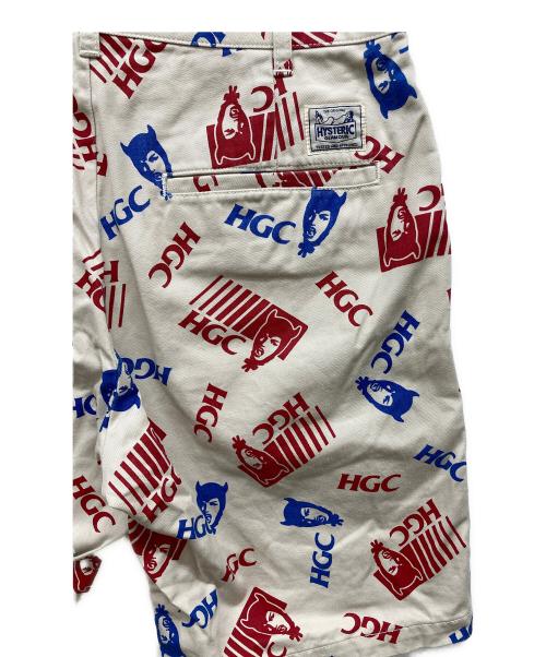 Hysteric Glamour（ヒステリックグラマー）Hysteric Glamour (ヒステリックグラマー) 総柄ワークショーツ アイボリー サイズ:Ｓの古着・服飾アイテム