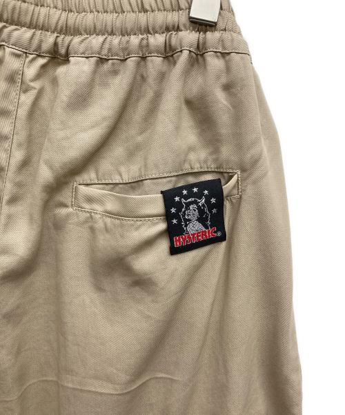 Hysteric Glamour（ヒステリックグラマー）Hysteric Glamour (ヒステリックグラマー) ハイウエストワイドタックパンツ ベージュ サイズ:Sの古着・服飾アイテム
