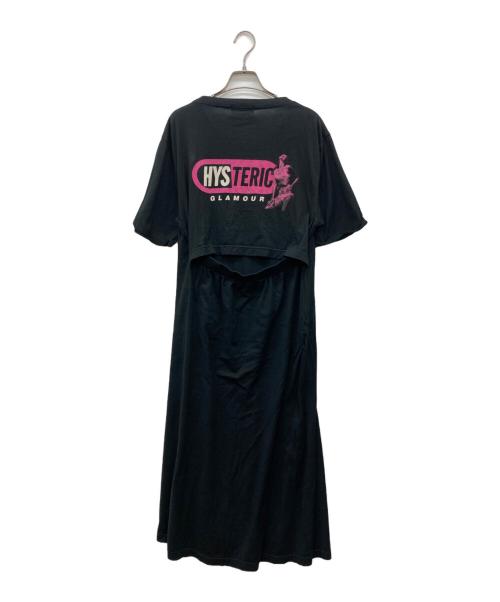 Hysteric Glamour（ヒステリックグラマー）Hysteric Glamour (ヒステリックグラマー) CAPSULE GIRL半袖ワンピース ブラック サイズ:FREEの古着・服飾アイテム