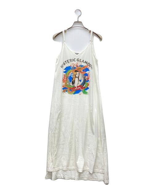 Hysteric Glamour（ヒステリックグラマー）Hysteric Glamour (ヒステリックグラマー) DRAGON LADY キャミソールワンピース アイボリー サイズ:FREEの古着・服飾アイテム