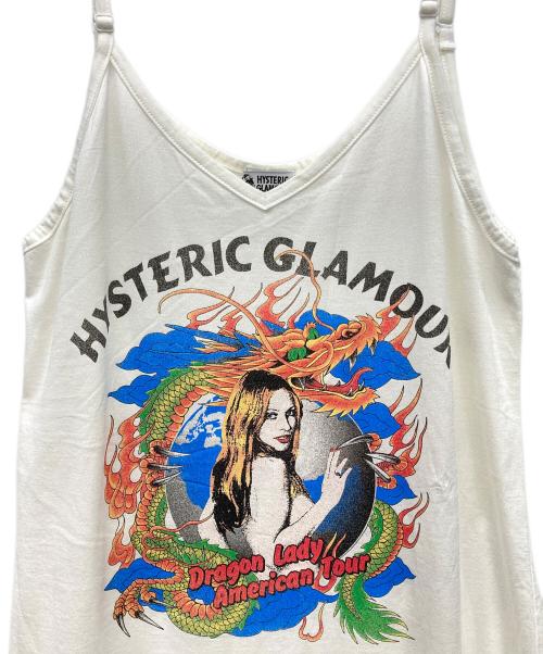 Hysteric Glamour（ヒステリックグラマー）Hysteric Glamour (ヒステリックグラマー) DRAGON LADY キャミソールワンピース アイボリー サイズ:FREEの古着・服飾アイテム