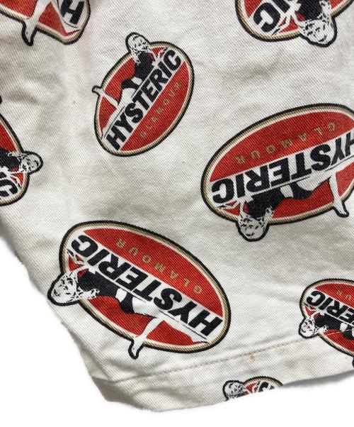 Hysteric Glamour（ヒステリックグラマー）Hysteric Glamour (ヒステリックグラマー) 総柄ハーフパンツ アイボリー サイズ:Ｓの古着・服飾アイテム