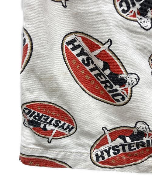 Hysteric Glamour（ヒステリックグラマー）Hysteric Glamour (ヒステリックグラマー) 総柄ハーフパンツ アイボリー サイズ:Ｓの古着・服飾アイテム