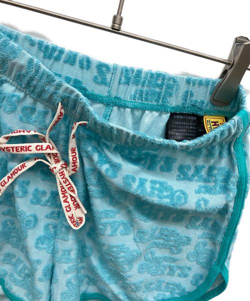 Hysteric Glamour（ヒステリックグラマー）Hysteric Glamour (ヒステリックグラマー) ハーフパンツ スカイブルー サイズ:Freeの古着・服飾アイテム