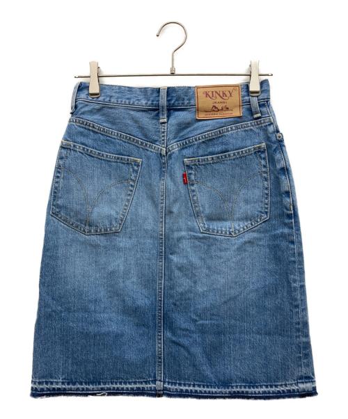 Hysteric Glamour（ヒステリックグラマー）Hysteric Glamour (ヒステリックグラマー) クラッシュデニムミニスカート インディゴ サイズ:26inchの古着・服飾アイテム