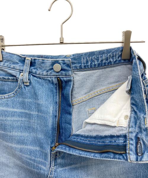 Hysteric Glamour（ヒステリックグラマー）Hysteric Glamour (ヒステリックグラマー) クラッシュデニムミニスカート インディゴ サイズ:26inchの古着・服飾アイテム