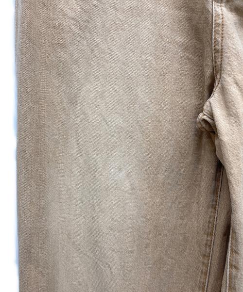 Hysteric Glamour（ヒステリックグラマー）Hysteric Glamour (ヒステリックグラマー) ワイドデニムパンツ ベージュ サイズ:w25の古着・服飾アイテム