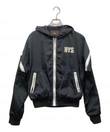 Hysteric Glamour（ヒステリックグラマー）の古着「HG CIRCLE HEADフーデッドジャケット」｜ブラック