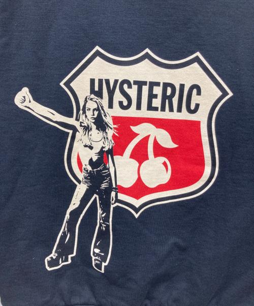 Hysteric Glamour（ヒステリックグラマー）Hysteric Glamour (ヒステリックグラマー) チェリーロゴジップアップパーカー ブラック サイズ:Sの古着・服飾アイテム