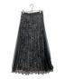 Hysteric Glamour (ヒステリックグラマー) DIZZY＆MILKY柄 プリーツロングスカート ブラック サイズ:FREE：15000円