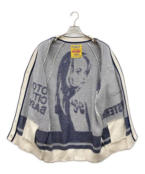 Hysteric Glamour（ヒステリックグラマー）Hysteric Glamour (ヒステリックグラマー) MOTOR CITY BABY カーディガン アイボリー サイズ:FREEの古着・服飾アイテム