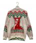 Hysteric Glamour (ヒステリックグラマー) SPEAK NO EVIL ジャカード カーディガン ベージュ サイズ:S：14000円