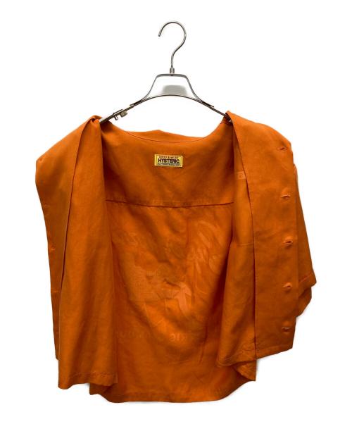 Hysteric Glamour（ヒステリックグラマー）Hysteric Glamour (ヒステリックグラマー) SUPER FUZZ ボウリングシャツ オレンジ サイズ:FREEの古着・服飾アイテム