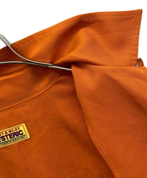 Hysteric Glamour（ヒステリックグラマー）Hysteric Glamour (ヒステリックグラマー) SUPER FUZZ ボウリングシャツ オレンジ サイズ:FREEの古着・服飾アイテム