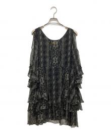 Hysteric Glamour（ヒステリックグラマー）の古着「半袖ワンピース」｜ブラック